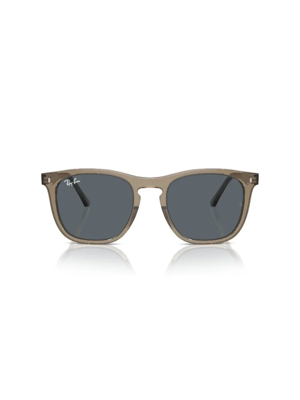 New Ray-Ban Unisex Sunglasses Brown Square Blue Lens Acetate Frame Ray Ban 53